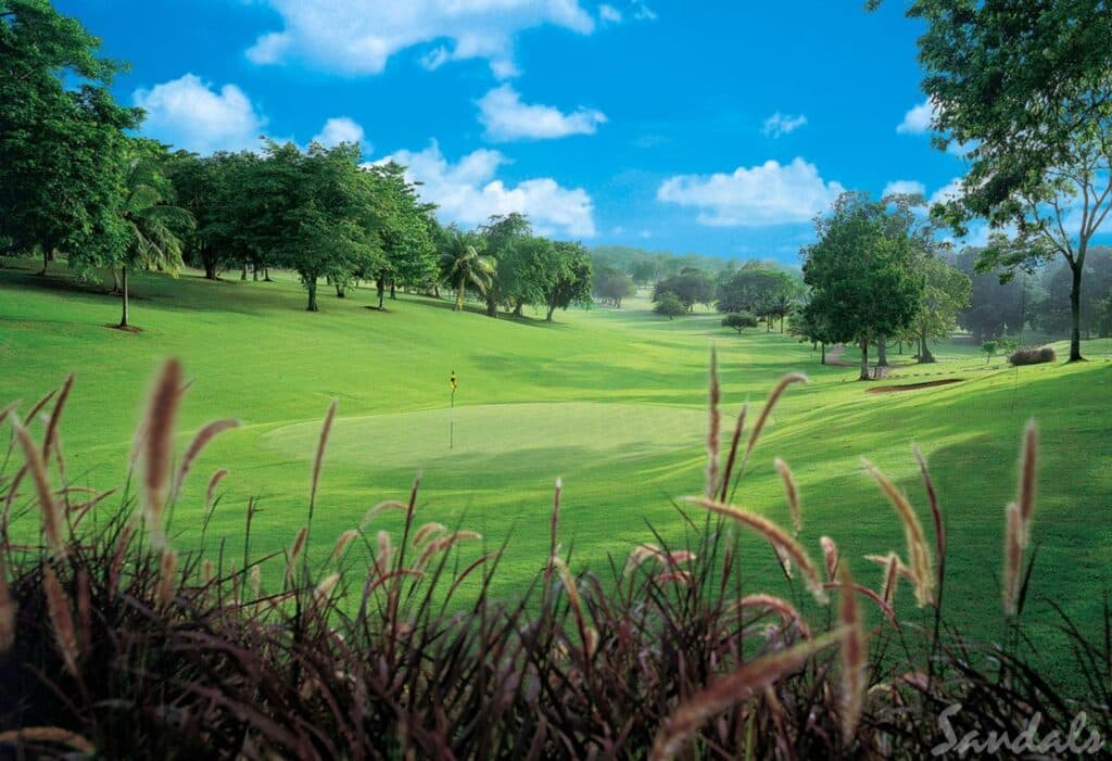 Sandals Ochi golf course view in Ocho Rios Jamaica
