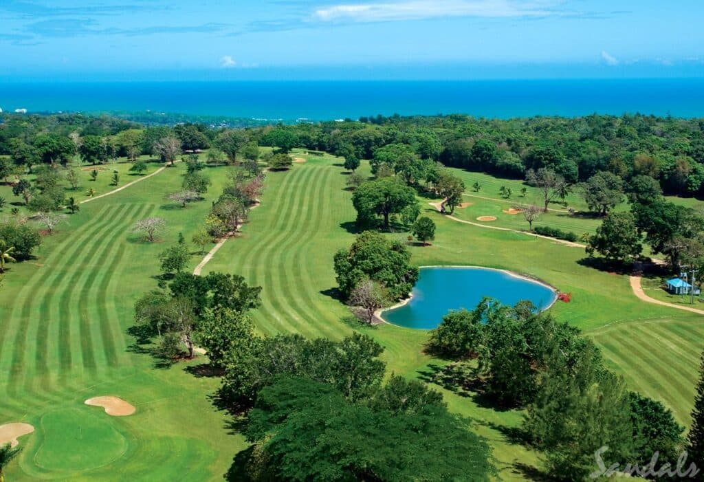 Sandals Dunn's River golf transfer to Upton Estate
