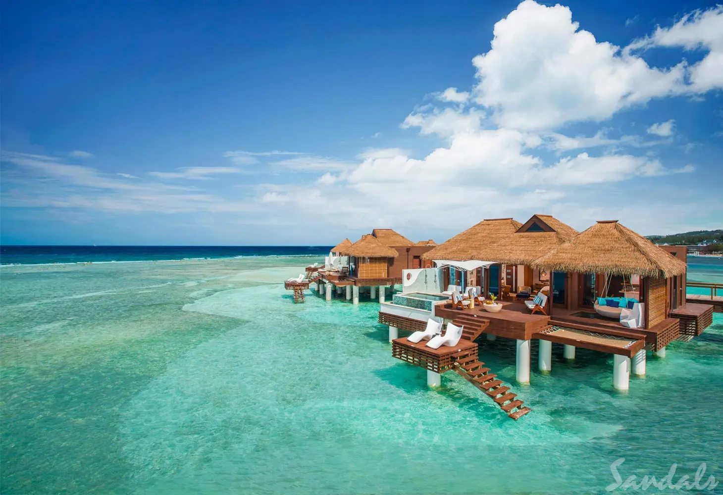 2 Stunning Sandals Overwater Bungalows in Jamaica