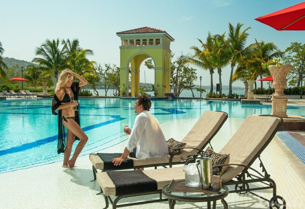 Sandals South Coast. Sandals South Coast. Sandals South Coast offers the best in an all-beachfront Resort nestled on a pristine beach, complete with European splendor. One of the newest additions to the Resort is the overwater bungalows, over-the-water chapel, and an over-the-water bar. Sandals South Coast (or any Sandals resort) truly brings the guest closer to the water than ever before..
