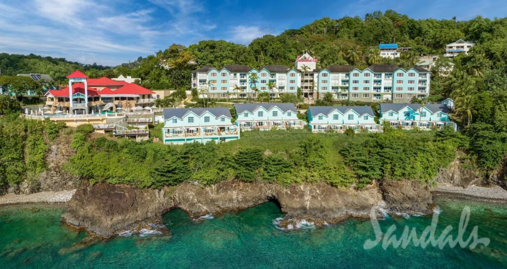 Best Sandals Resort In St. Lucia. Comparing All 3 Sandals St. Lucia Resorts. Is an all-in-one Caribbean vacation your idea of a tropical escape? Want a destination with a less touristy crowd? Come and visit the beautiful island of St. Lucia. It boasts 240 square miles of stunning beaches and rich forests — the perfect setting for water- and land-based adventures. When you book a room at the best Sandals resort in St. Lucia, you can guarantee a remarkable stay on the island. .
