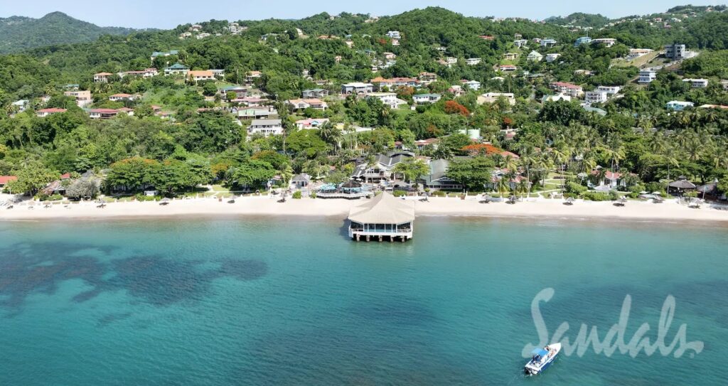 Best Sandals Resort In St. Lucia. Comparing All 3 Sandals St. Lucia Resorts. Is an all-in-one Caribbean vacation your idea of a tropical escape? Want a destination with a less touristy crowd? Come and visit the beautiful island of St. Lucia. It boasts 240 square miles of stunning beaches and rich forests — the perfect setting for water- and land-based adventures. When you book a room at the best Sandals resort in St. Lucia, you can guarantee a remarkable stay on the island. .