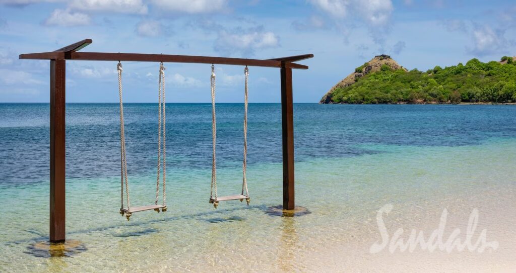 Best Sandals Resort In St. Lucia. Comparing All 3 Sandals St. Lucia Resorts. Is an all-in-one Caribbean vacation your idea of a tropical escape? Want a destination with a less touristy crowd? Come and visit the beautiful island of St. Lucia. It boasts 240 square miles of stunning beaches and rich forests — the perfect setting for water- and land-based adventures. When you book a room at the best Sandals resort in St. Lucia, you can guarantee a remarkable stay on the island. .