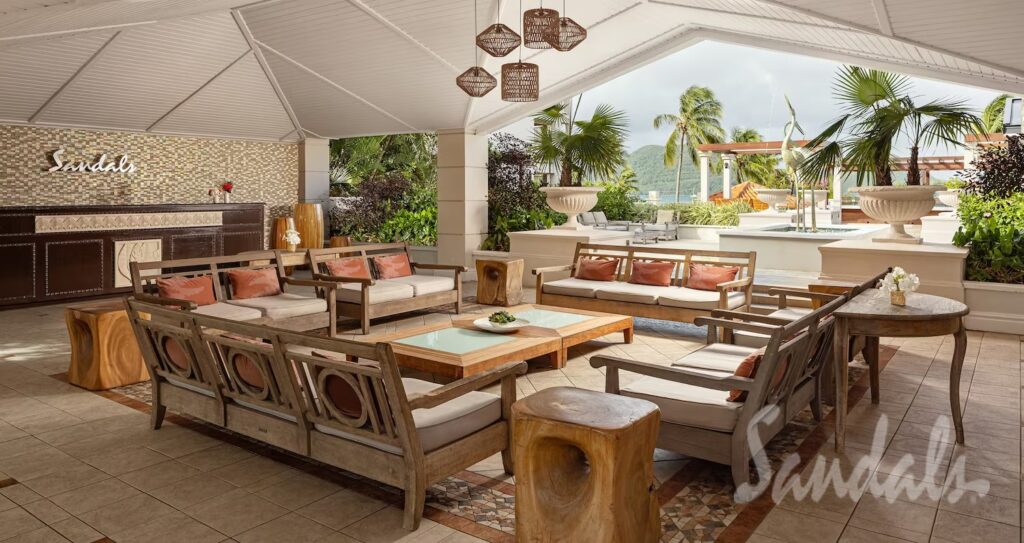 Best Sandals Resort In St. Lucia. Comparing All 3 Sandals St. Lucia Resorts. Is an all-in-one Caribbean vacation your idea of a tropical escape? Want a destination with a less touristy crowd? Come and visit the beautiful island of St. Lucia. It boasts 240 square miles of stunning beaches and rich forests — the perfect setting for water- and land-based adventures. When you book a room at the best Sandals resort in St. Lucia, you can guarantee a remarkable stay on the island. .